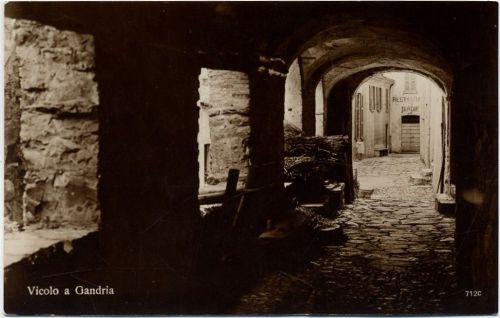 um 1920/30 - Vicolo a Gandria. K: Tessin. Schweiz.,Edition Perrochet AKU1