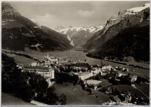 um 1930/40 - Engelberg, Kanton Unterwalden, Titlis und Spannörter, Schweiz AKU2