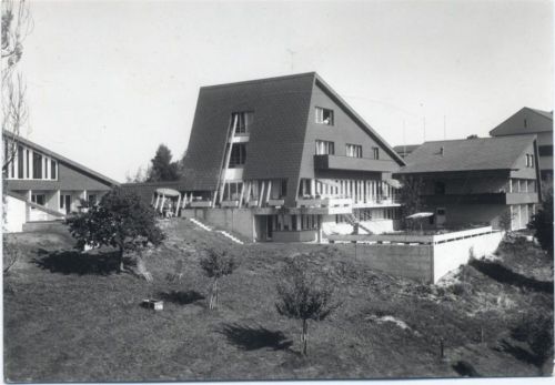1971 - Schweiz, Kanton St. Gallen, Ferienhaus (holiday house) HEMBERG, Diakoniewerk (deaconry) Neumünster AKU2