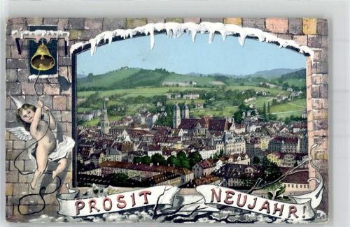 9000 St. Gallen S. Gallo 1915 - Prosit Neujahr