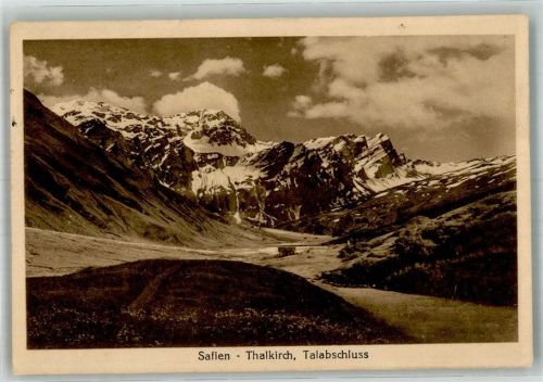 7109 Thalkirch Foto AK Safien