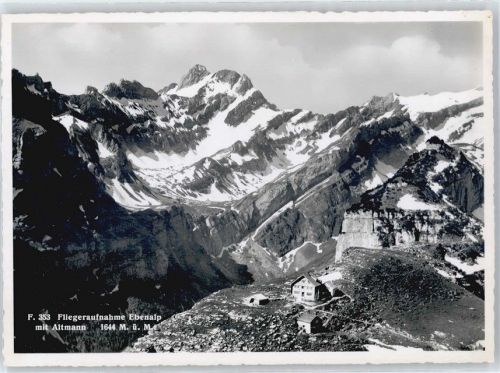 9057 Wasserauen - Fliegeraufnahme Ebenalp Gasse