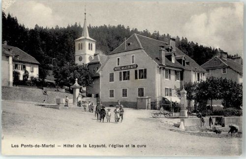 2316 Les Ponts-de-Martel Martel-Dernier - Hotel de la Loyaute Kirche