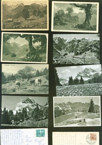 8784 Braunwald Kleinposten bis 20 Lot mit 17 AK