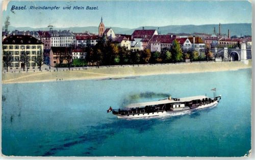 4000 Basel Bâle - Rheindampfer Klein Basel