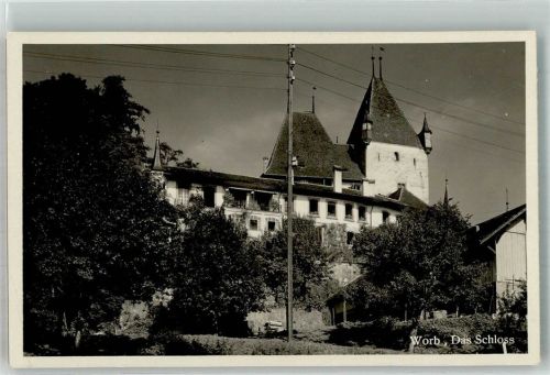 3076 Worb 1934 Foto AK Schloss