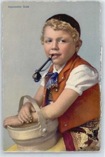 9050 Appenzell Hirschberg - Kind in Trachten AKU2