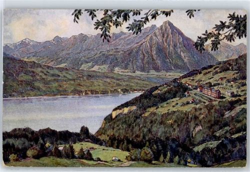 3803 Beatenberg - Kunstkarte Beatenberg, Schweizerhof, Ferienheim AKU1