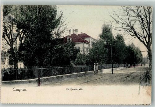 3550 Langnau im Emmental 1914 Foto AK Schlossmatt