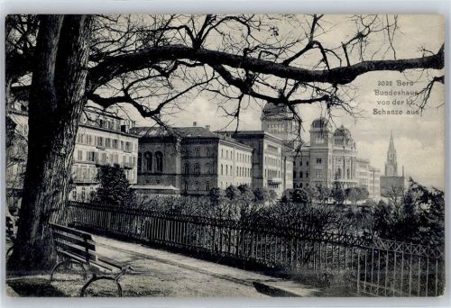 3000 Bern Berne - Bundeshaus von der kleinen Schanze aus AKU1