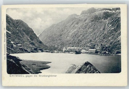 3999 Oberwald Grimsel Passhöhe - Gesamtansicht, See AKU2