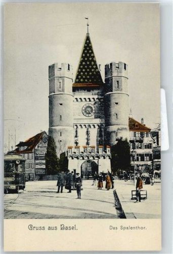 4000 Basel Bâle - Strassenbahn , Spalentor AKU2