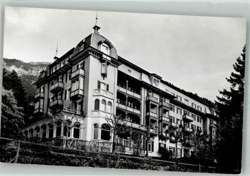 6078 Lungern 1955 Foto AK Haus St. Josef