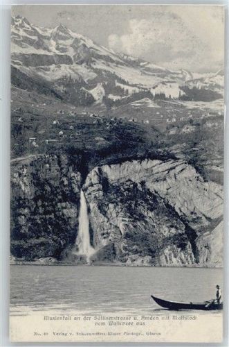 8873 Amden Arfenbühl - Mattstock, Muslenfall, Säfliserstraße, Walensee AKU2