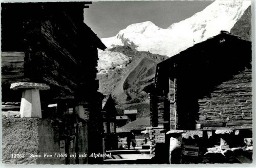 3906 Saas-Fee - Blick zum Alphubel