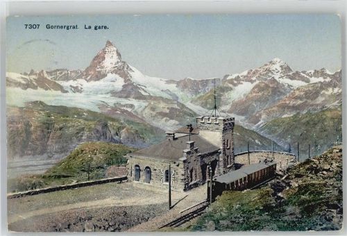 Gornergrat 1915 - Bahnhof Station Gornergratbahn