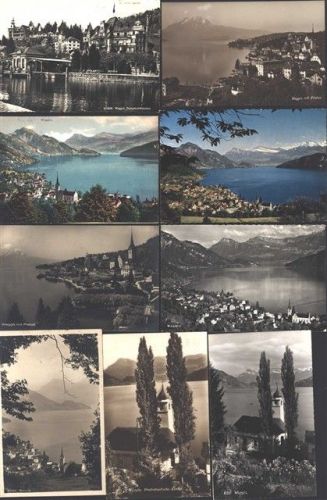 6353 Weggis - Lot mit 45 AK