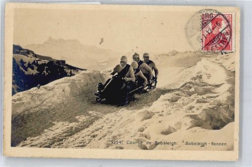 1700 Fribourg Freiburg - Bobfahrt AKU2