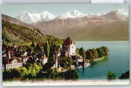 3653 Oberhofen am Thunersee - Eiger, Mönch, Jungfrau AKU2