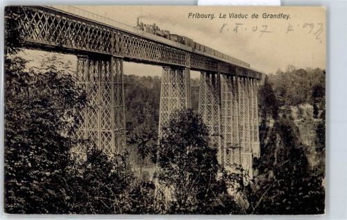 1700 Fribourg Freiburg - Eisenbahnbrücke AKU1
