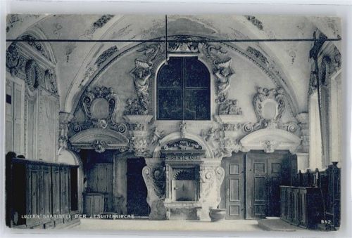 6000 Luzern Lucerne - Jesuitenkirche innen AKU2