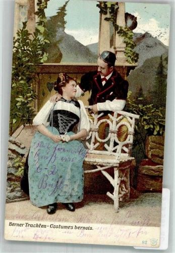 3000 Bern Berne 1911 Foto AK Tracht Mann Frau
