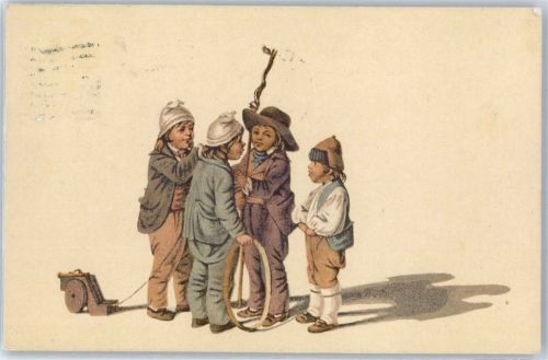 3000 Bern Berne 1916 Künstlerkarte sig. Gottfried Mind Kinder