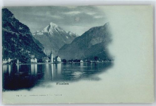 6454 Flüelen - Vierwaldstättersee Kirche Bristenstock AKU2