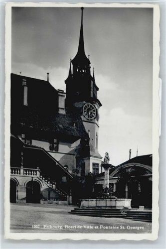 1700 Fribourg Freiburg - Hotel de Ville, Brunnen AKU2
