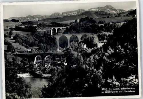 9000 St. Gallen S. Gallo - Sitterbrücken, Säntiskette AKU1