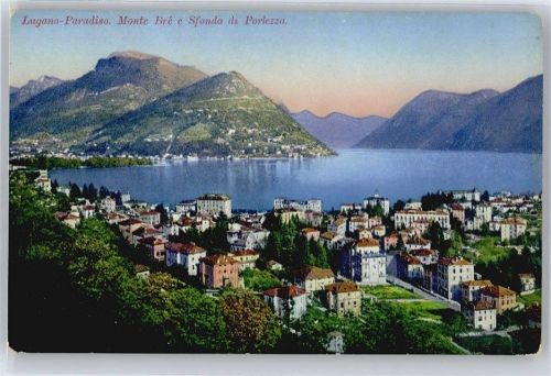6900 Paradiso - Monte Bre, Sfondo fi Porlezza, Lago di Lugano AKU2
