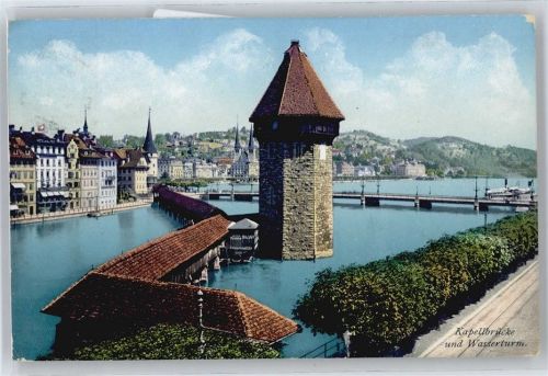 6000 Luzern Lucerne - Wasserturm, Kapellbrücke AKU2