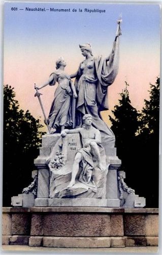 2000 Neuchâtel Neuenburg - Denkmal de la Republique