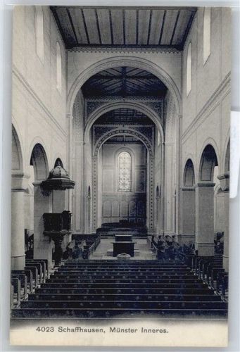 8200 Schaffhausen Sciaffusa - Münster innen AKU2