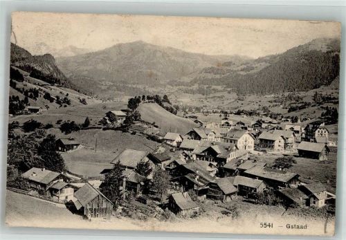 3780 Gstaad 1908 Foto AK