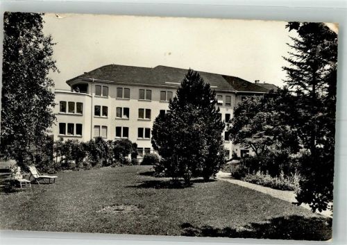 4144 Arlesheim 1962 Foto AK Krankenhaus
