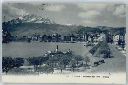 6000 Luzern Lucerne - Dampfer, Promenade, Pilatus AKU2