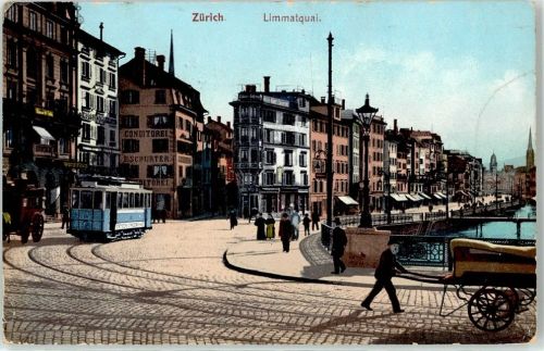 8000 Zürich - Limmatquai Straßenbahn
