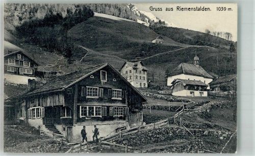 6452 Riemenstalden 1903 Gebrauchsspuren Riemenstalden
