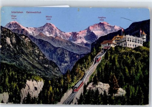 3800 Interlaken 1928 - Bergbahn