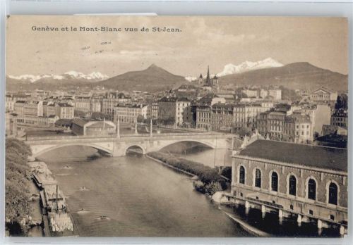 1200 Genève Genf - Panorama Mont Blanc AKU2