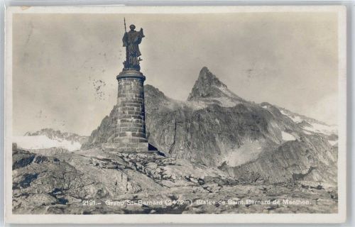 1946 Bourg-St-Pierre Grand-St-Bernard - Denkmal AKU2