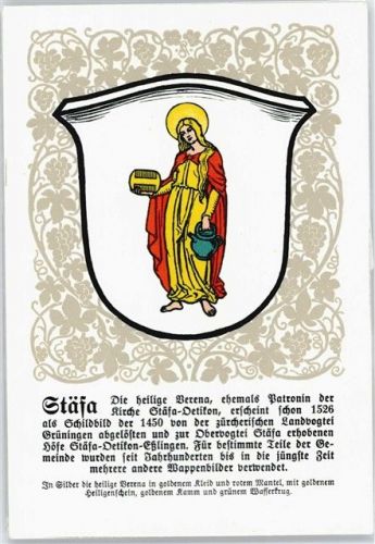 8712 Stäfa - Serie Züricher Gemeindewappen No. 66 AKU2