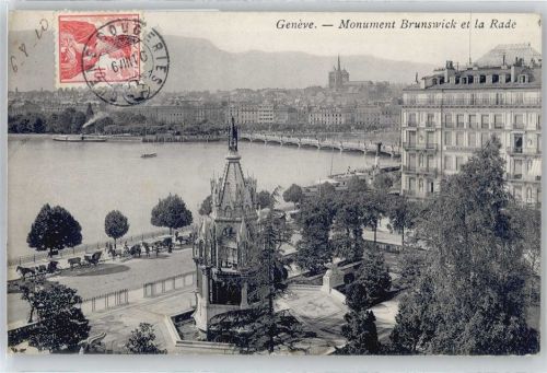 1200 Genève Genf - Monument Brunswick, Hafen AKU2
