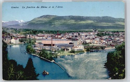 1200 Genève Genf - Jonction du Rhone et de l´Arve AKU2