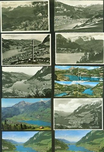 6078 Lungern Kleinposten bis 20 Lot mit 12 AK