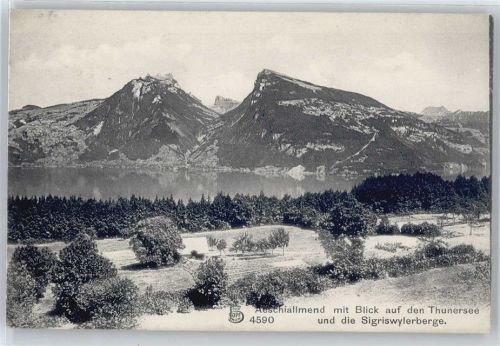 8412 Aesch (Neftenbach) - See, Bergkette AKU2