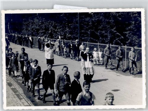 4310 Rheinfelden Foto AK Fronleichnam Religion Ort handschriftlich