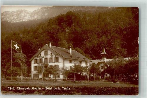 2149 Champ-du-Moulin Foto AK Hotel de la Truite