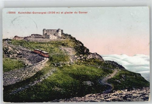 Gornergrat 1910 - Kulmhotel Gornergletscher Gornergratbahn